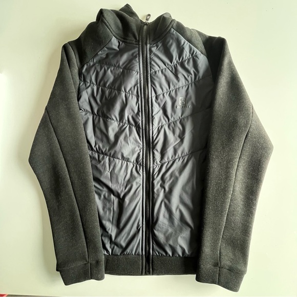 Salomon Men's Essential Xwarm Hybrid Hooded Jacket, Size M - Picture 4 of 15